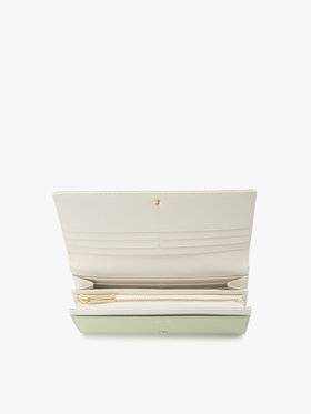 VOYAGE ウィメンズ バッグ＆ウォレット レザー ロングウォレット ”Erika” QAW05-03 グリーン系その他