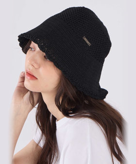 To b. by agnès b. クロシェ ハット ブラック