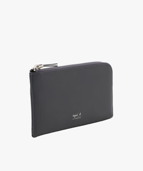 VOYAGE メンズ バッグ＆ウォレット レザー ラウンドジップ ロングウォレット "Yvon" ZAH04-08 グレー系その他