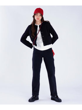 To b. by agnès b. 【Outlet】ノーカラー ジャケット ブラック