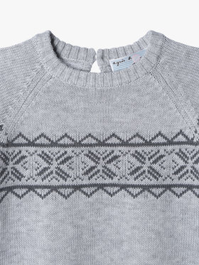 ENFANT ベビー 【Outlet】ベビー 長袖 ワンピース グレー