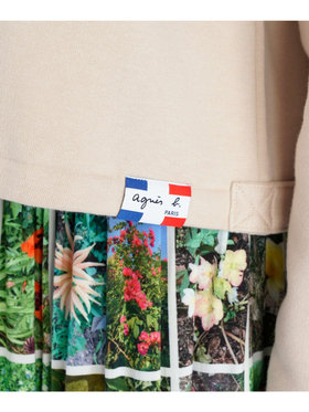 FEMME ウィメンズ コットン メルトン カーディガンプレッション [Made in France] ベージュ