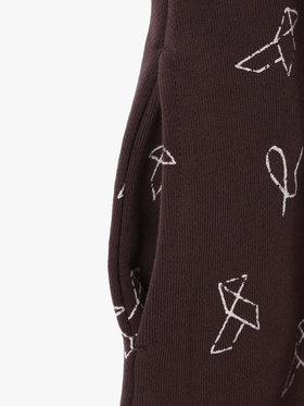 ENFANT ガールズ 【Outlet】キッズ プリント コットン ノースリーブ ワンピース ブラウン系その他