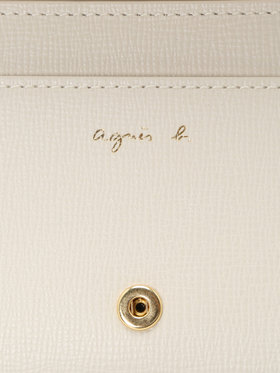 VOYAGE ウィメンズ バッグ＆ウォレット レザー 二つ折り ウォレット ”City” ZAW07-01 オフホワイト