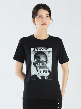 FEMME ウィメンズ 【ユニセックス】SS70 TS 40ans アーティストTシャツ ブラック