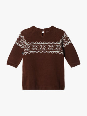 ENFANT ベビー 【Outlet】ベビー 長袖 ワンピース グレー
