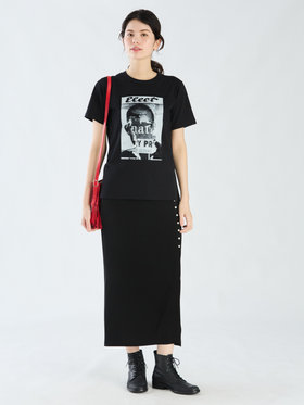 FEMME ウィメンズ 【ユニセックス】SS70 TS 40ans アーティストTシャツ ブラック