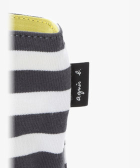 VOYAGE ウィメンズ バッグ＆ウォレット 細ボーダー コットン リバーシブル トートバッグ ZAS11-01 グレー系その他