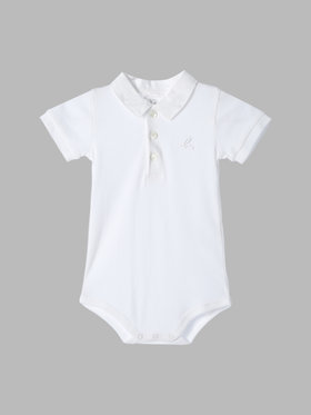 ENFANT ベビー ベビー ボディスーツ ホワイト