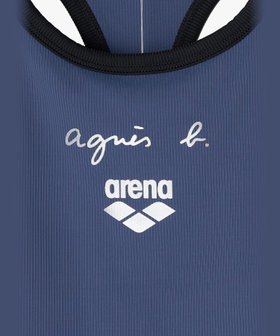 FEMME ウィメンズ agnes b. x arena フィットネスセパレート 水着 ブルー系その他
