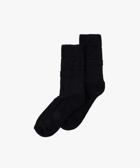 HOMME メンズ メンズ "AB."ロゴ ソックス "Jordan" ブラック