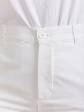 FEMME ウィメンズ コットンキャンバス カーゴパンツ "Treillis" ホワイト