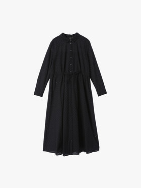 To b. by agnès b. 【Outlet】コットンフラワーレースワンピース ブラック