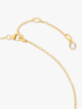 FEMME ウィメンズ ”b.” ロゴ ネックレス ”ICONIC - ITALIC B” ゴールド