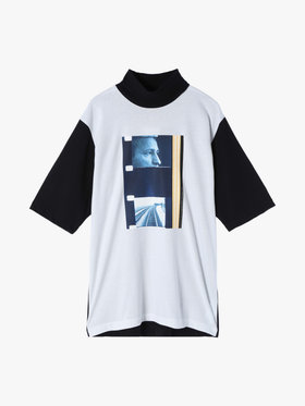 HOMME メンズ SA60 PANAMA アーティストTシャツ JONAS MEKAS ホワイト