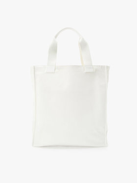To b. by agnès b. コットン ロゴ トートバッグ ホワイト
