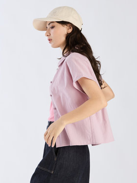 To b. by agnès b. 【Outlet】モダンマニッシュシャツ ペールピンク