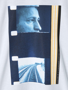 HOMME メンズ SA60 PANAMA アーティストTシャツ JONAS MEKAS ホワイト