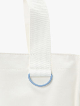 To b. by agnès b. コットン ロゴ トートバッグ ホワイト