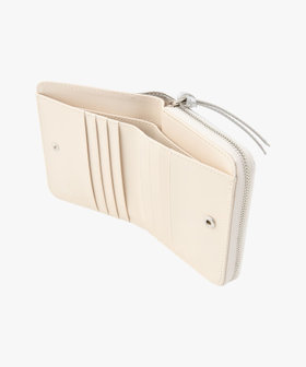 VOYAGE ウィメンズ バッグ＆ウォレット 箔押しレザー 二つ折り ウォレット "Angele" BBW03A-01 シルバー