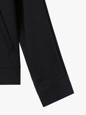 HOMME メンズ メンズ コットン 長袖 ジップアップジャケット ”Chet” ブラック