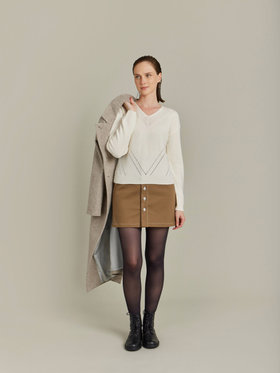 FEMME ウィメンズ 【Outlet】LY90 PULLOVER プルオーバー アイボリー