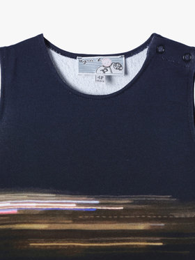 ENFANT ガールズ 【Outlet】NU38 L ROBE ベビー ワンピース スカイブルー