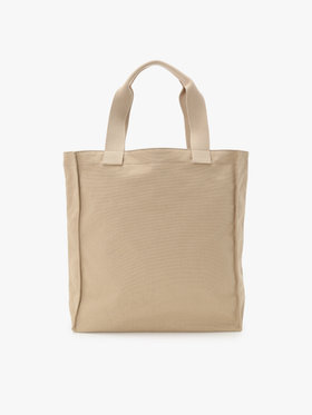 To b. by agnès b. コットン ロゴ トートバッグ ベージュ