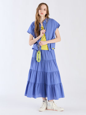 To b. by agnès b. 【Outlet】モダンマニッシュシャツ ブルー