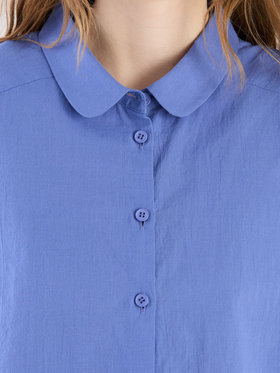 To b. by agnès b. 【Outlet】モダンマニッシュシャツ ブルー