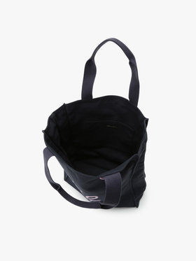 To b. by agnès b. コットン ロゴ トートバッグ ネイビー