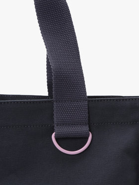 To b. by agnès b. コットン ロゴ トートバッグ ネイビー