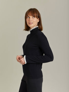 FEMME ウィメンズ 【Outlet】LS72 PULLOVER プルオーバー ブラック