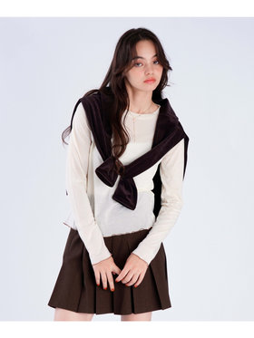 To b. by agnès b. 【Outlet】メロウ ロングスリーブ Tシャツ ホワイト