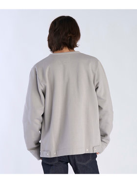 HOMME メンズ メンズ コットン メルトン カーディガンプレッション [Made in France] グレー系その他