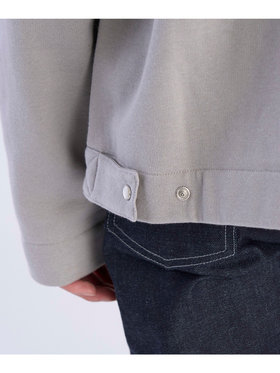 HOMME メンズ メンズ コットン メルトン カーディガンプレッション [Made in France] グレー系その他