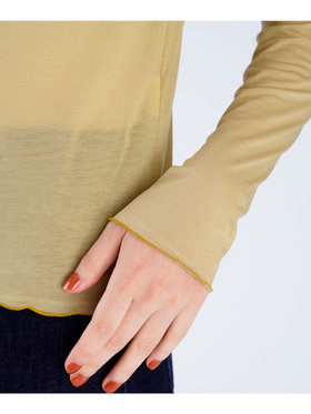 To b. by agnès b. 【Outlet】メロウ ロングスリーブ Tシャツ マスタード