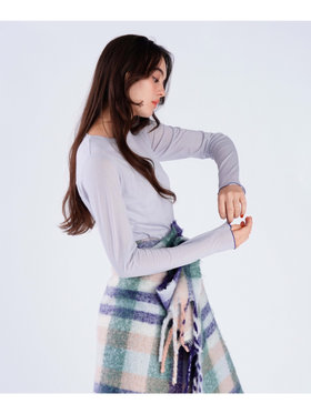 To b. by agnès b. 【Outlet】メロウ ロングスリーブ Tシャツ ライトグレー