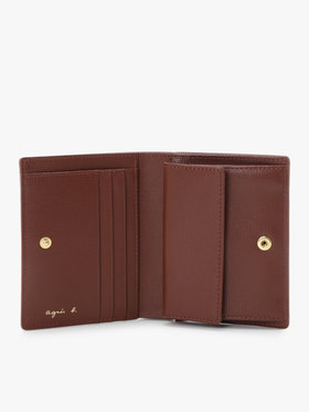 VOYAGE ウィメンズ バッグ＆ウォレット レザー 二つ折り ウォレット ”City” ZAW07-02 ブラウン