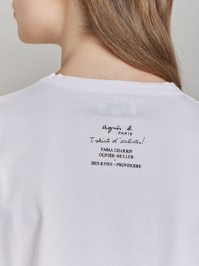 FEMME ウィメンズ SEP4 TS B. STYLE アーティストTシャツ EMMA CHARIN & OLIVIER ホワイト