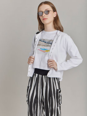 FEMME ウィメンズ SEP4 TS B. STYLE アーティストTシャツ EMMA CHARIN & OLIVIER ホワイト