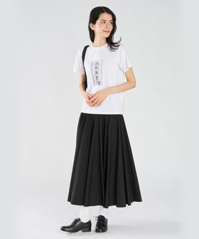 FEMME ウィメンズ 【by R 限定品】agnes b. フォトプリント コットン 半袖 Tシャツ ホワイト