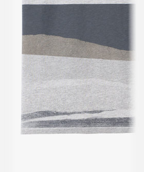 FEMME ウィメンズ オーガニックコットン 半袖 アーティストTシャツ "Aurore de la Marinerie" グレー