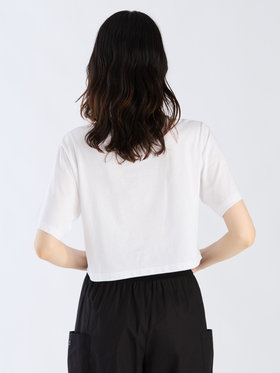 FEMME ウィメンズ コットン 半袖 ボックス Tシャツ ”B. STYLE” ホワイト