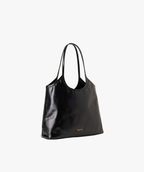 VOYAGE ウィメンズ バッグ＆ウォレット レザー ラージ トートバッグ "Nathalie" BBS01-02 ブラック