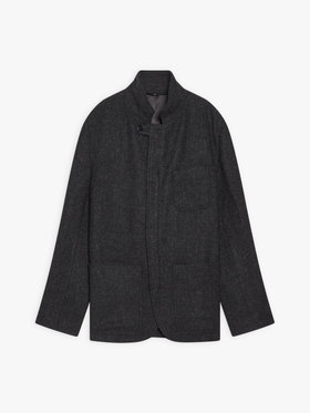 HOMME メンズ 【Outlet】UBQ0 VESTE ジャケット グレー×ブラック