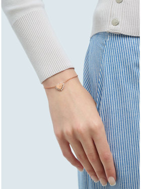 FEMME ウィメンズ ハートパール ブレスレット "Timeless Love" ピンクベージュ