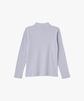 ENFANT ユニセックス キッズ "b." ロゴ コットン 長袖 Tシャツ グレー