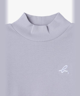 ENFANT ユニセックス キッズ "b." ロゴ コットン 長袖 Tシャツ グレー