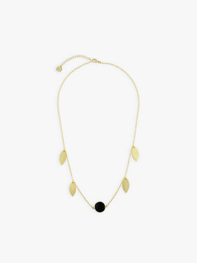 FEMME ウィメンズ リーフ ネックレス ”Shine” ゴールド